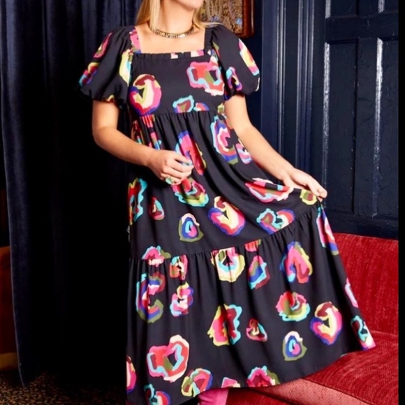 Crosby by Mollie Burch Goldie Dress in Seeing Spots New Size Small - Picture 13 of 13